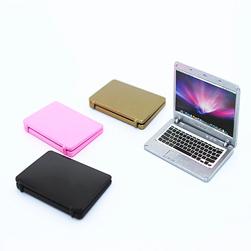 wholesale 112 dollhouse miniature Mini laptop computer furniture toy