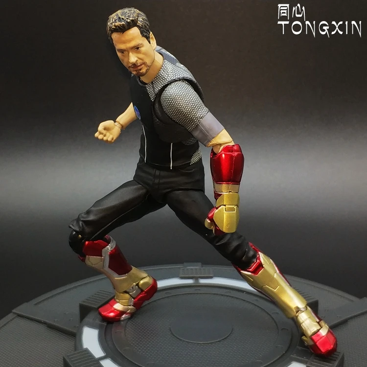 SHF Железный человек фигурка модель игрушки MK43 Tony Stark Mover Мстители 2 подарок на день рождения W53