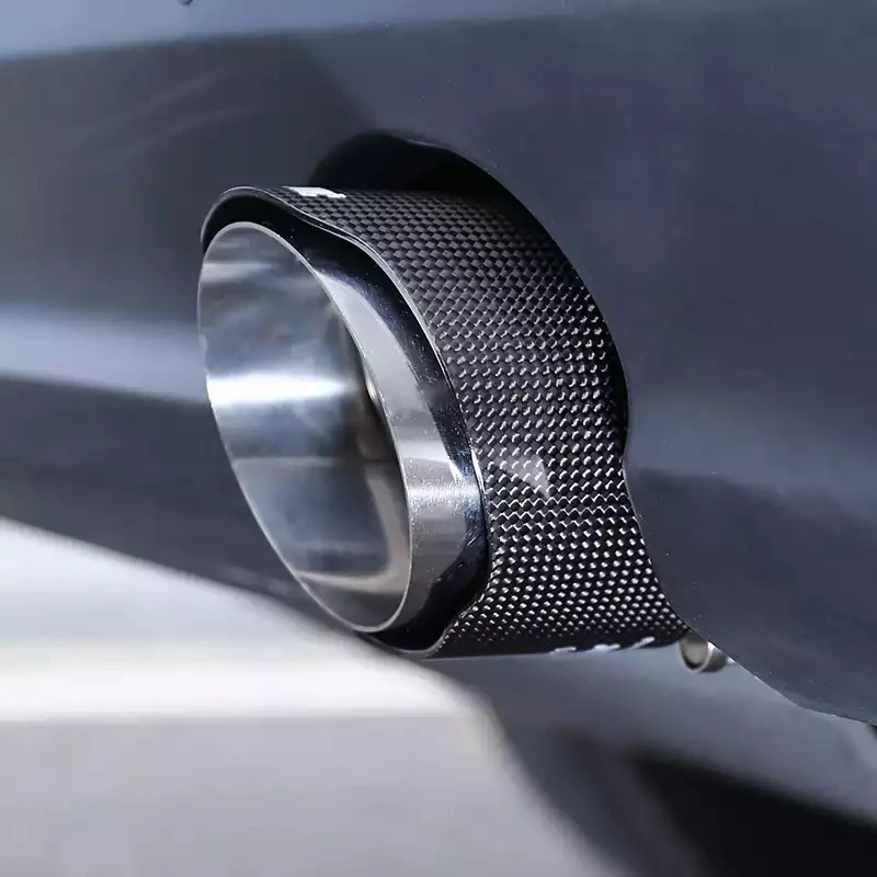 В(2,") Out 114 мм(4,5") Нержавеющая высокая производительность Akrapovic автомобильный наконечник из углеродного волокна глушитель наконечник сопла автостайлинг
