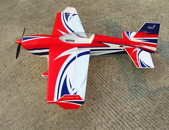 Future PP Material Foam Plane RC 3D Airplane 38" 965mm Wingspan 15E Slick540 Slick F3D Airplane KIT or PNP Set 02A 02B Color 2