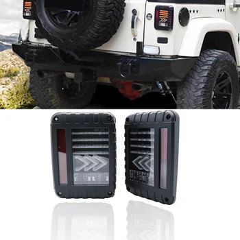 

Pair LED Taillight Rear Back Bumper Light Parking Back up Reverse Brake Tail Light Lamp 2007~2016 For Jeep Wrangler JK