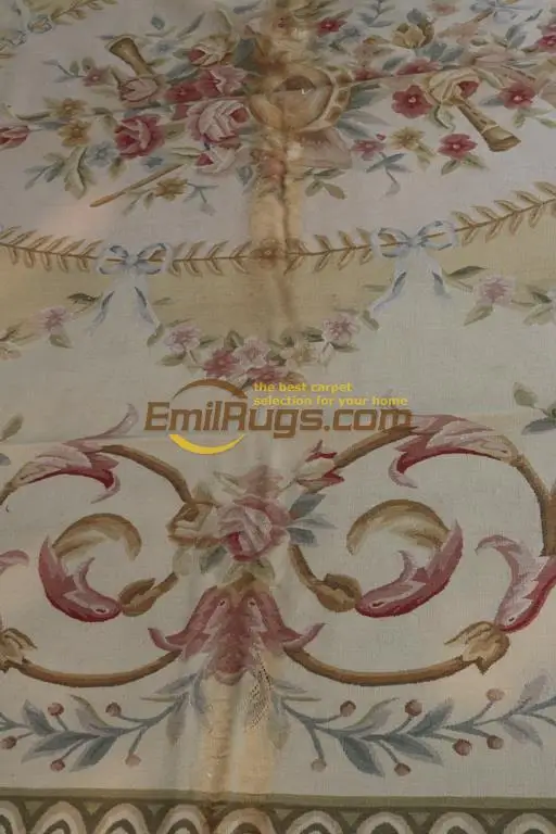 Антикварный Французский Aubusson роскошный вязаный ковер с мандалой прямоугольный ковер Ацтекское одеяло
