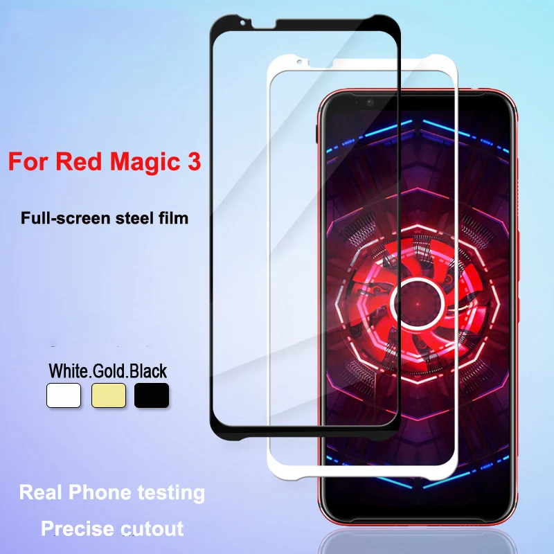 2 шт черный цвет для Nubia Red Magic 3 NX629J Magic3 Стекло телефона закаленная пленка RedMagic
