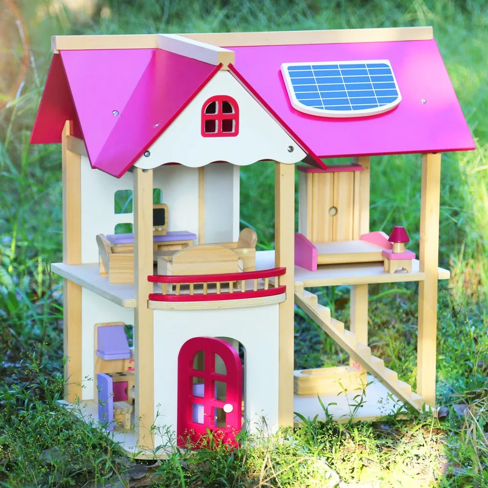 Монтессори детские игрушки розовый детская комната здания напоминают DIY Дерево дошкольного Brinquedos Juguets
