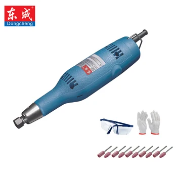 

Dongcheng 105W Power Tools Angle Grinder Multifunction Rotary Variable Speed Mini Belt Grinder DIY Creative Engraver Tools Set