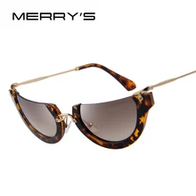 Модные женские солнцезащитные очки "кошачий глаз", классические брендовые дизайнерские солнцезащитные очки без оправы с бабочкой, UV400