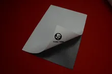 Thickness Car Exhibition Ad Rubber Magnet Self Adhesive Flexible Magnetic Sheet A4 Size 0 5mm Photo
