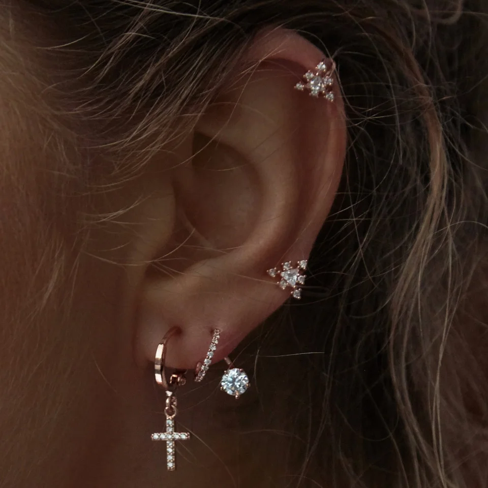 Octopus Ear Cuff: 925 Sterling Silver Non-Pierced Earrings