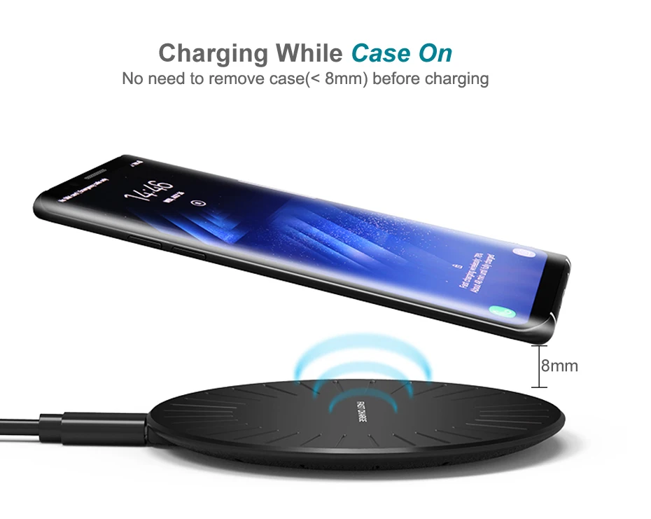 Wireless Charger,Wireless Charging Pad,Qi Wireless Charger 7