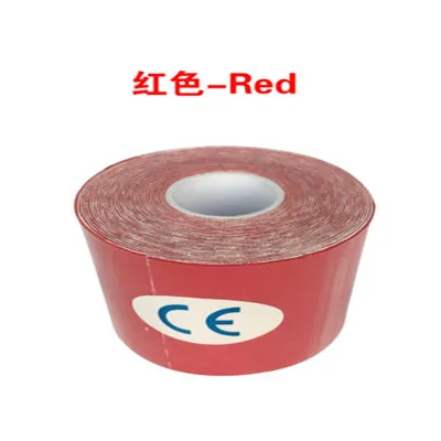 red Retal box водонепроницаемый 5 см x 5 м кинезиологическая лента хлопок лента Спортивная эластичная лента мышечная боль уход терапевтическая повязка для мышц - Цвет: red