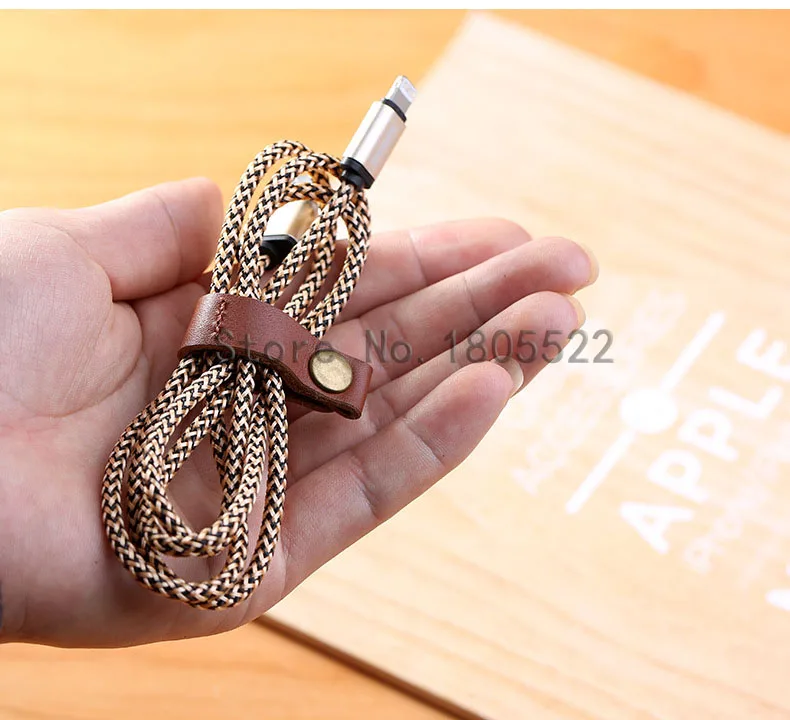 10 шт. держатели для кабелей и наушников из натуральной кожи|cord holder|cable winderwire organizer |