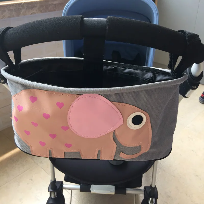 caroon animal Baby car hanging basket baby stroller animal storage bag stroller Accessories diaper bag Mama