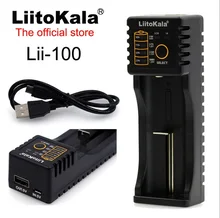 Liitokala lii-100 1.2 v 3.7 v 3.2 v 3.85 v aa/aaa 18650 18350 26650 10440 14500 16340 25500 bateria de lítio NiMH inteligente carregador