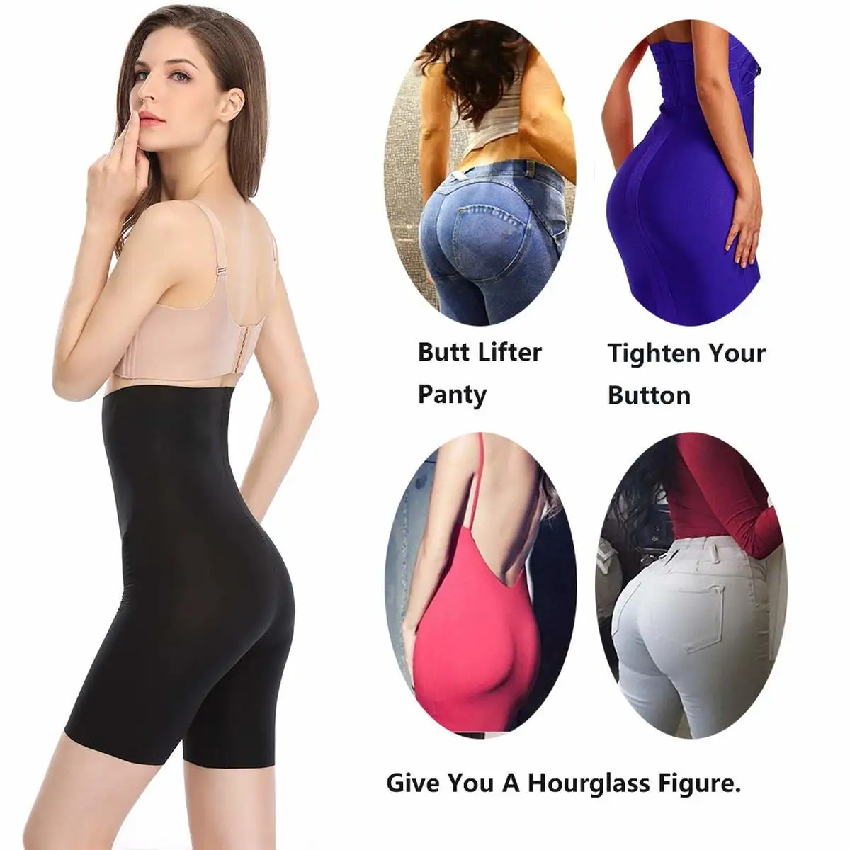 Joyshaper 2020 Высокая Талия Body Shaper Комплект Шорты для Для женщин животик Управление