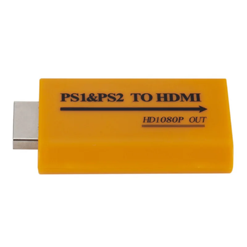 Upgrade Support 1080P Output PS1 & PS2 To HDMI With 3.5mm Audio Video Converte For Player Adapter HDTV |