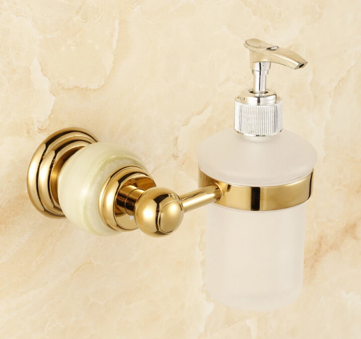 Free shipping gold and stone Soap Dispenser /Bathroom Accessories Soap