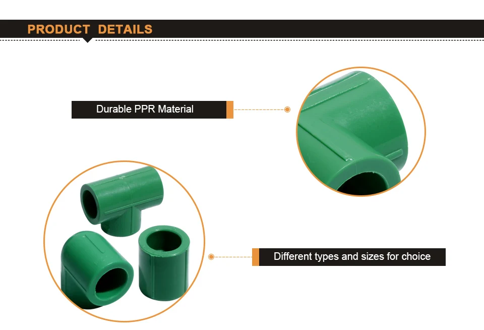 2 шт. PPR фитинг для водопроводной трубы Пластик водопроводные шланги совместное 20/25/32 мм 1/2 ''3/4'' 1 "прямой/локтем/Тройник фитингов разъем