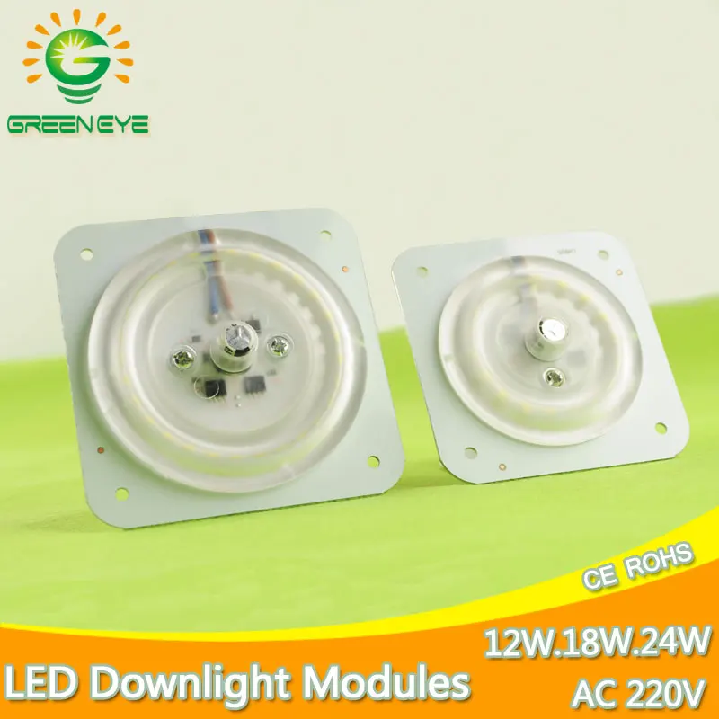 Ultra Bright Thin Led Light Source Module 12W 18W 24W 220v 240v For Ceiling Lamp Downlight Replace Accessory Magnetic Board Bulb