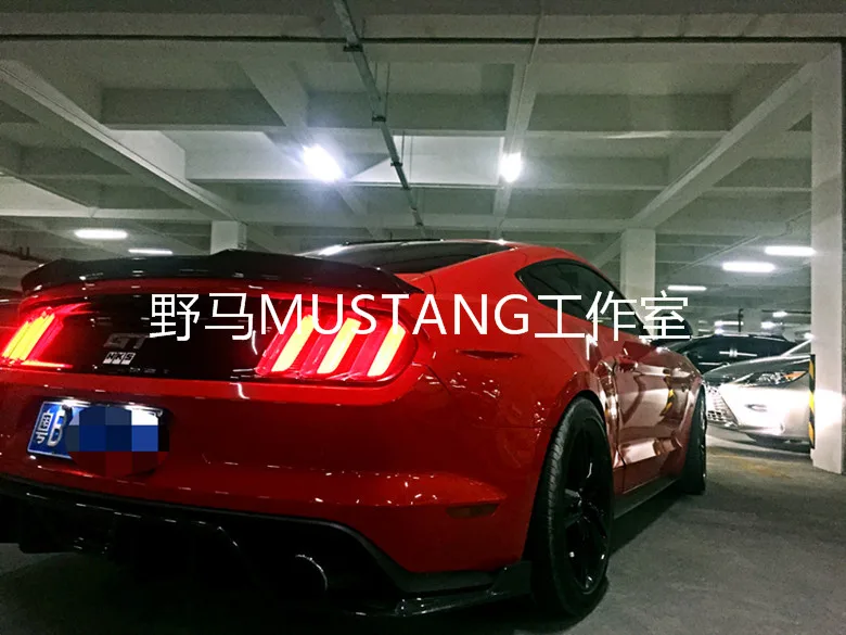 Подходит для FORD MUSTANG GT Спойлер из углеволокна