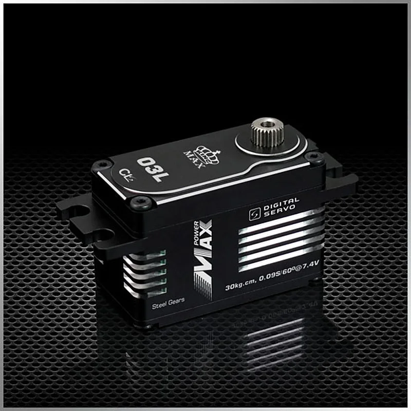 

KINGMAX CLS01L CLS02L CLS03L CLS04L 64g 5V-8.4V Brushed Motor digital metal gear waterproof full case servo for RC car boat