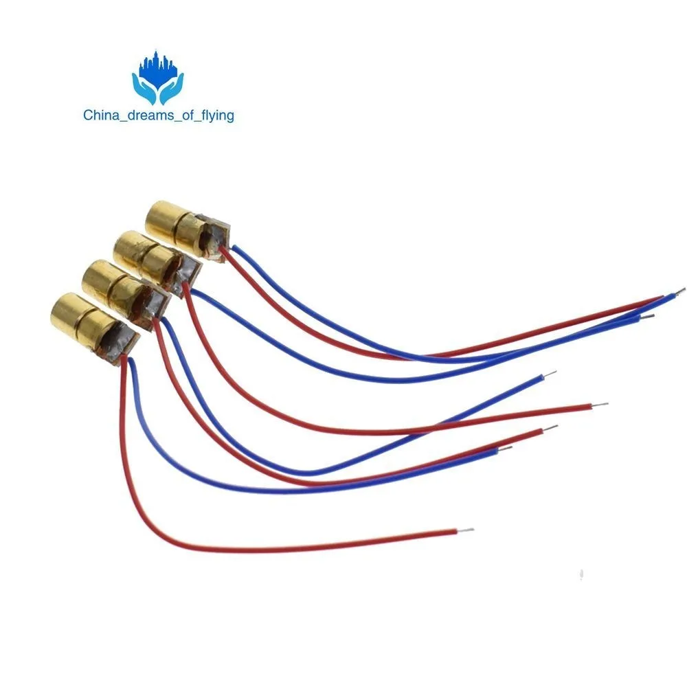 TZT 1 шт. 5 в 650 нм 5 мВт Регулируемый лазерный диодный модуль красный прицел Медная головка мини лазерная указка