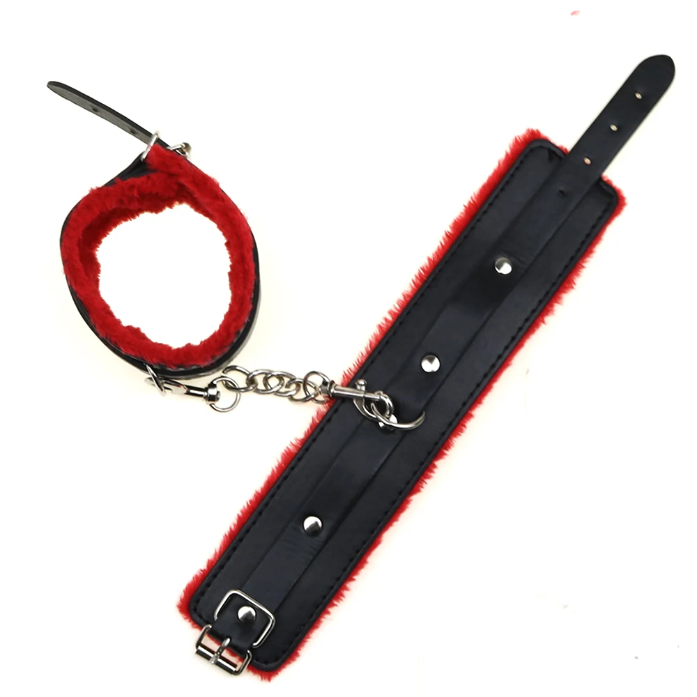 10PCS-SET-Leather-Adult-Games-Bdsm-Bondage-Restraint-Sex-Products-Handcuffs-Nipple-Clamp-Whip-Collar-Erotic (4)