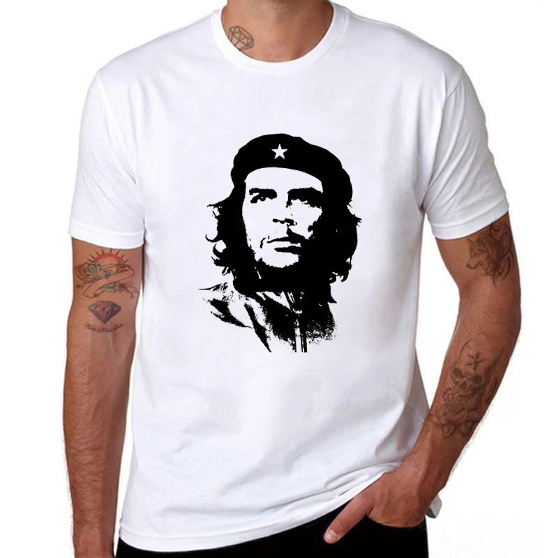 BLWHSA Che Guevara Hero Men T Shirt High Quality Printed 100% Cotton Short Sleeve T-Shirts Hipster Pattern Tee Cool Men Clothing BLWHSA Che Guevara Hero Men T Shirt High Quality Printed 100% Cotton Short Sleeve T-Shirts Hipster Pattern Tee Cool Men Clothing