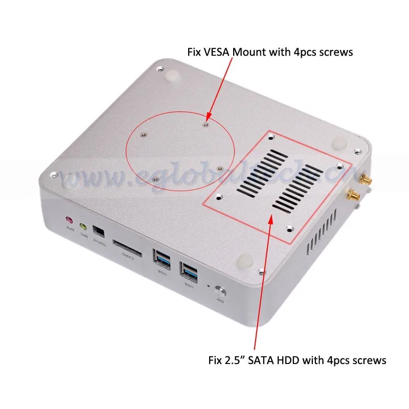 Супер Мини ПК игровой ПК 5-го поколения Broadwell Intel Core i5 5257U графика Iris HTPC 0.00dB 16 Гб Ram 512 ГБ SSD 2* HDMI 2* Nics