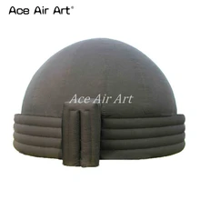 5 м диаметр черный мобильный цифровой starlab надувной планетарий светодиодный шар для детей, образование в области естественных технологий