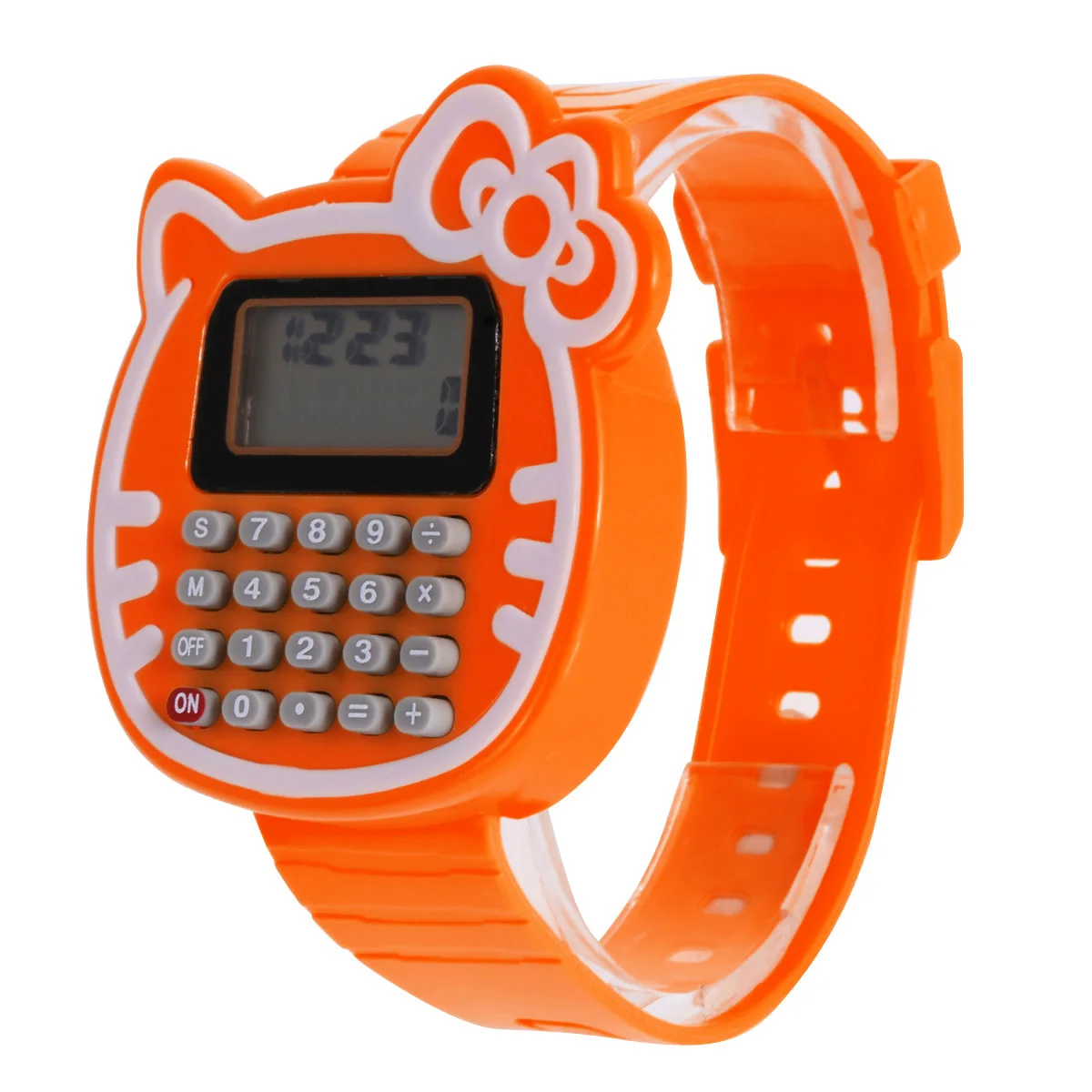 Детские цифровые часы для мальчиков и девочек, силиконовые часы с датой, можно использовать в качестве калькулятора, удобные для ребенка, наручные часы для экзамена, подарочные часы