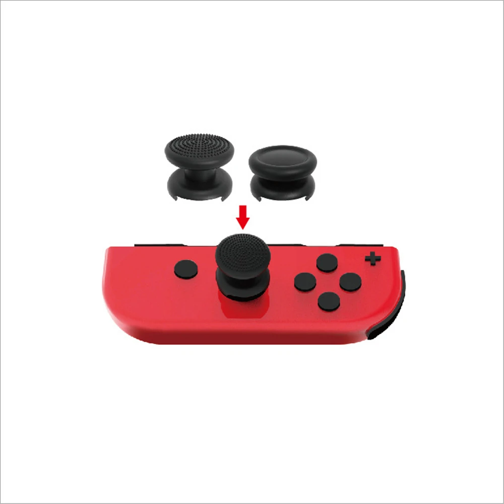 

4pcs Silicone Thumb-stick Caps for NS Nintend Switch Joy-Con Controller Analog Cover Case Thumb Joystick Grips Cap Console