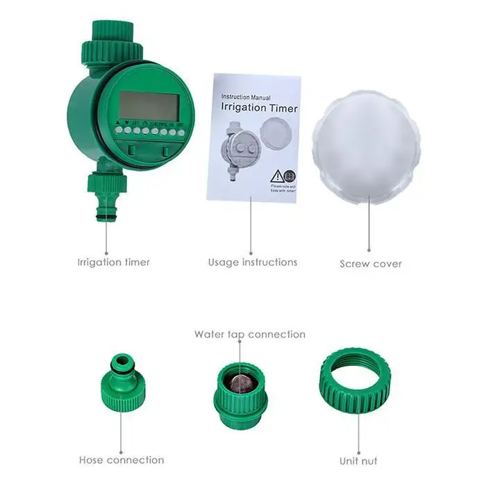 Цифровой таймер для полива сада автоматический Elctronic ЖК-батареи прочный домашний сад таймер контроллер система орошения таймер