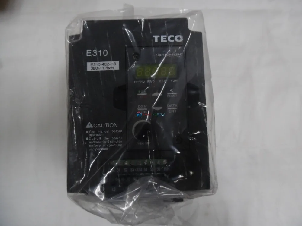 Новый TECO Inverter VFD E310 Series 402 H3 2HP 1500W 3 phase 380 ~ 480V 50/60Hz|3 phase|inverter vfdvfd inverter |