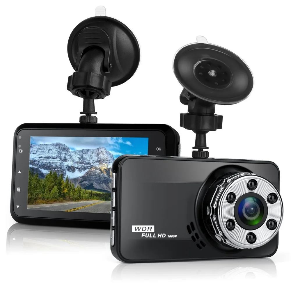 Car DVR Full HD 1080p Car Camera Recorder Black Box 170 Degree 6G Lens Supper Night Vision Dash Cam 3.0inch Screen DVR Recording