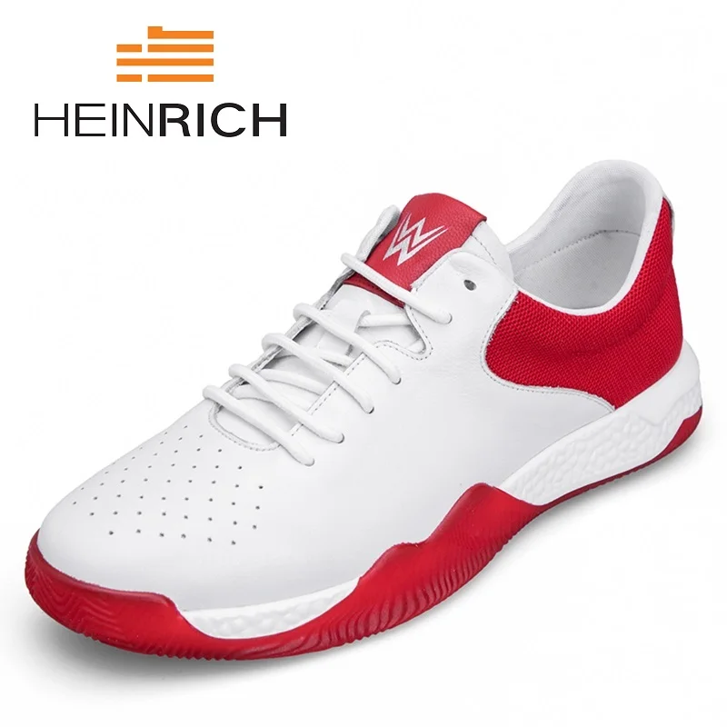 

HEINRICH 2018 New Arrivals Spring Autumn Luxury White Minimalist Design Breathable Comfort Casual Flats Shoes Zapatos Hombres