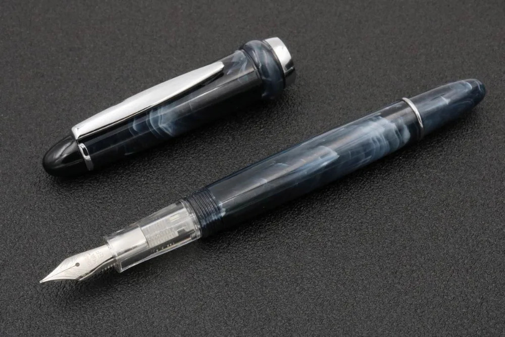 

new Twist fashion pen agate black plastic EF GIFT Fountain Pen