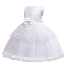 Праздничное платье для маленьких девочек на день рождения Детские платья-пачки для девочек, одежда для крещения, одежда принцессы для малышей 1, 2, 3, 4, 5 лет