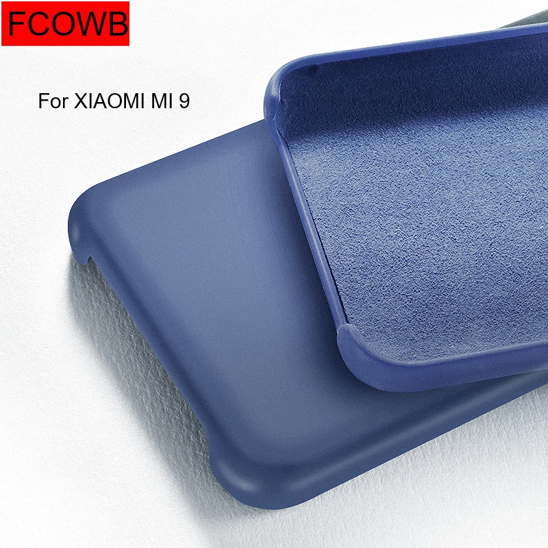 

Official FCOWB for xiaomi mi 9 case Anti-knock Business soft TPU Liquid Silicone phone case for xiomi mi 9 mi 9 se back cover
