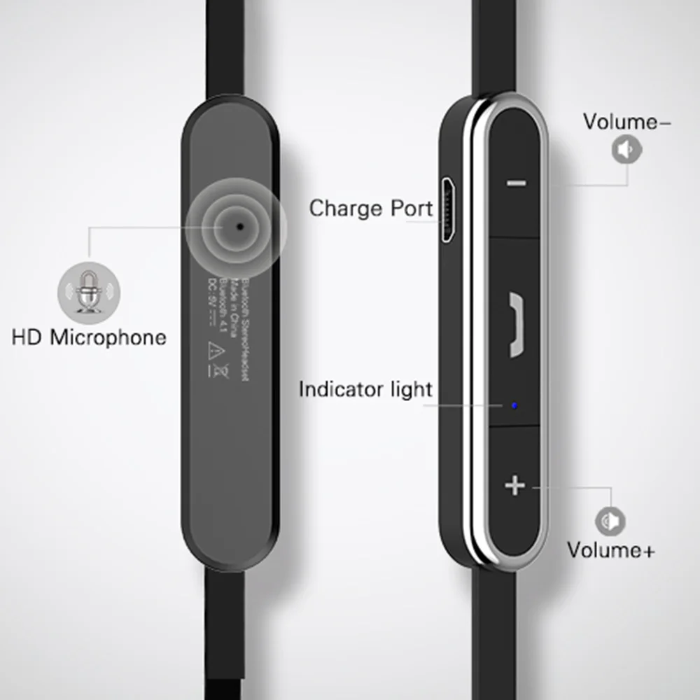 Langsdom беспроводные Bluetooth наушники для телефона спортивные с металлическими