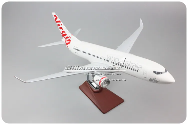 45 см Смола Виргинские авиалинии модель самолета Boeing 737-800 модель самолета Австралия Virgin B737 VH-YIY Airways Airbus Модель игрушки
