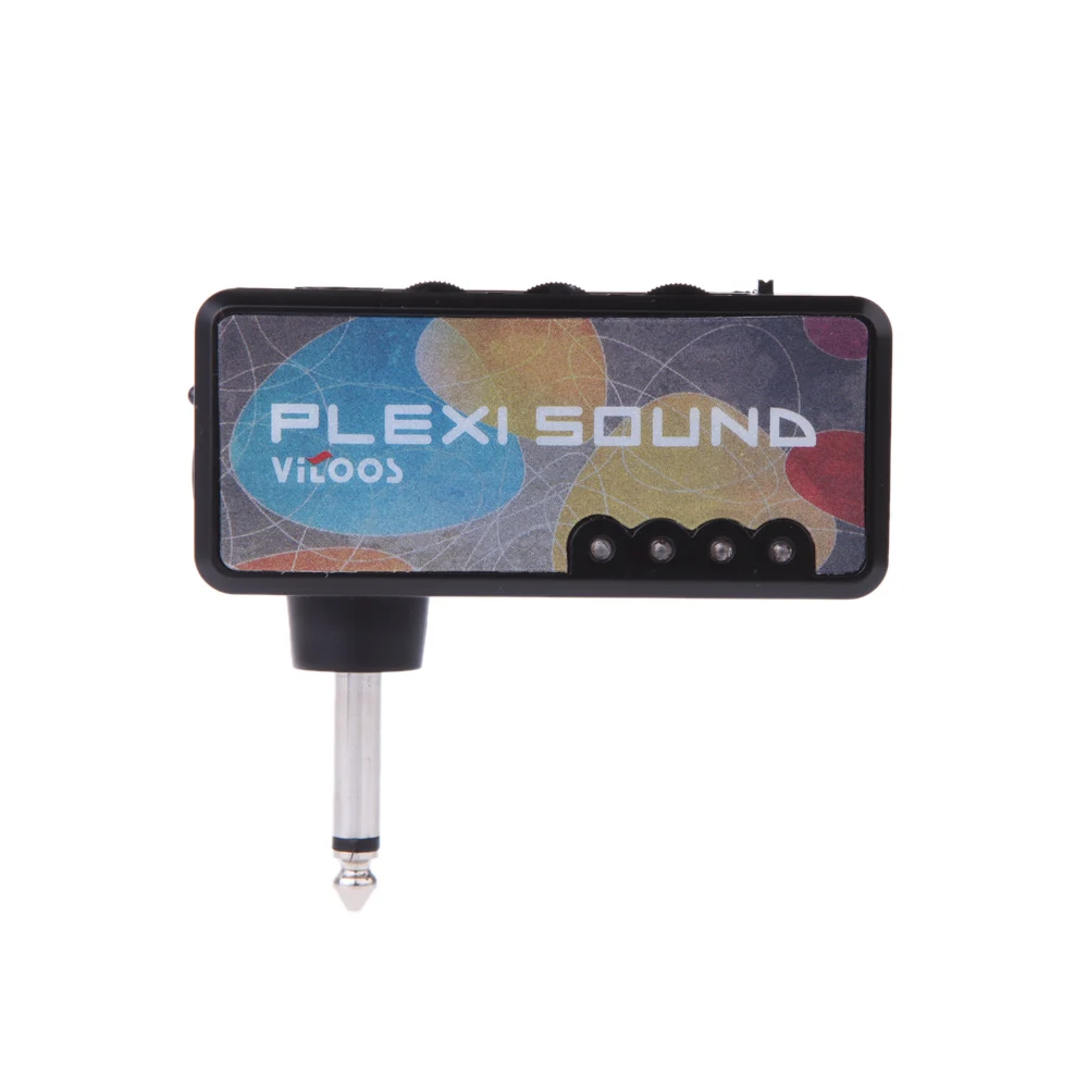 Vitoos Electric Guitar Plug Mini Headphone Guitar Amplifier Amp Plexi Sound Compact Portable Guitar Parts Accessories