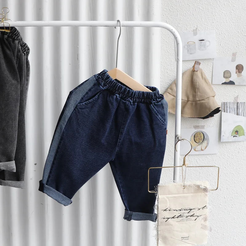 2018 hot sale boys pants patchwork autumn kids children boy long pants 