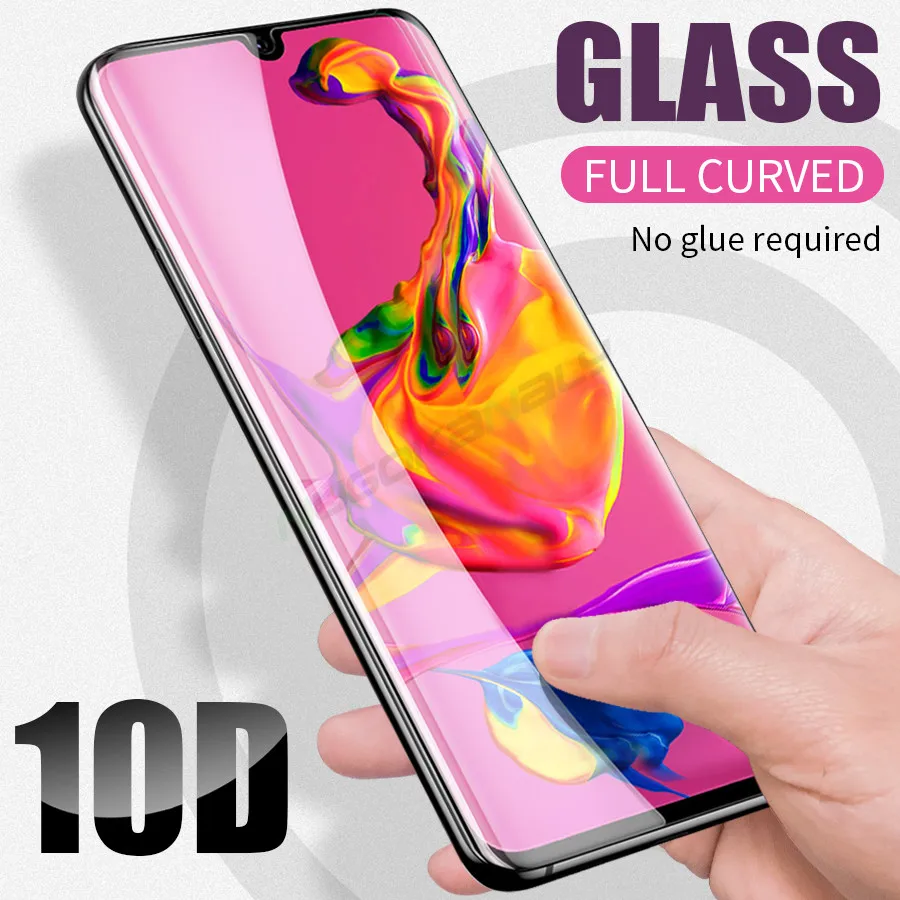 10D с загнутыми краями на весь экран Arc Edge закаленное Стекло для HUAWEI P30 P20 Коврики 20 10