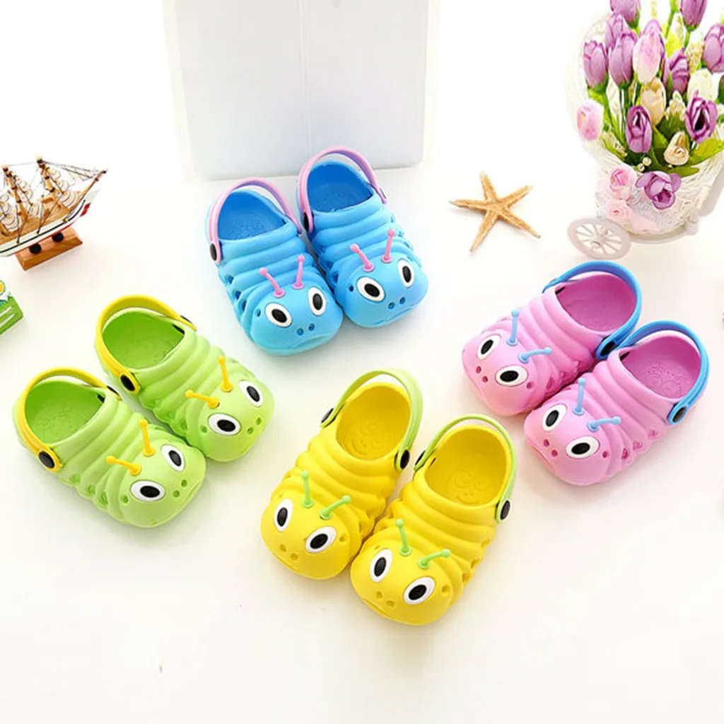 

Toddler Baby Boys Girls Cute Cartoon Beach Sandals Slipper Flip Shoes Kids Kawaii Anti-slip shoes Footwear Cute Bebe Shoes C618