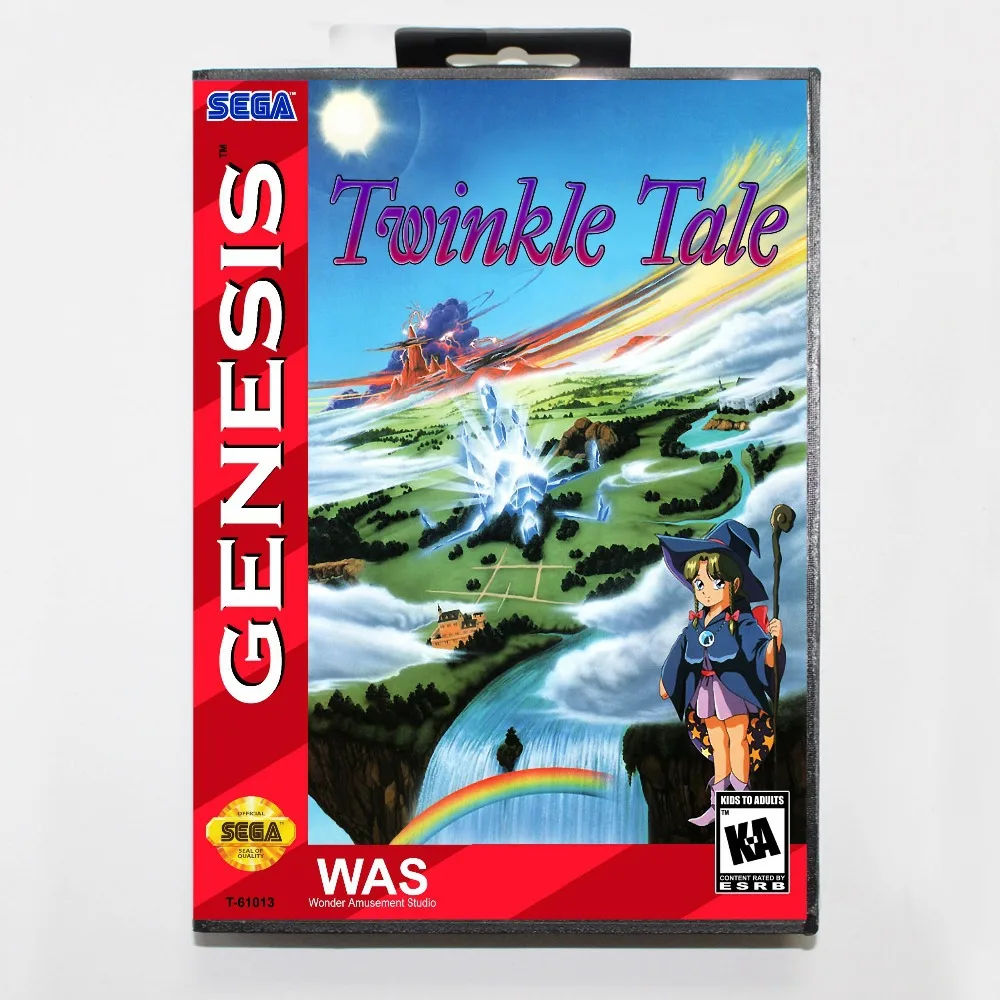 Twinkle Tale 16 бит MD игровая карта с розничной коробкой для sega Mega Drive/Genesis