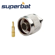 Superbat 10 шт. РЧ разъем N разъем под пайку Мужской Разъем припой для антенны конец терминала