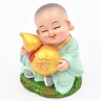 

China Wind Shaolin Kung Fu Kid Catena Cute Figurines Ethnic Characteristics Handmade Works Of Art Home Decoration Holiday Gift