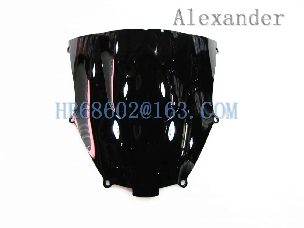 

HotSale For Kawasaki ZX9R 2000 2001 2002 2003 2004 2005 ZX 9R 00 01 02 03 04 05 Black Windshield WindScreen Double Bubble