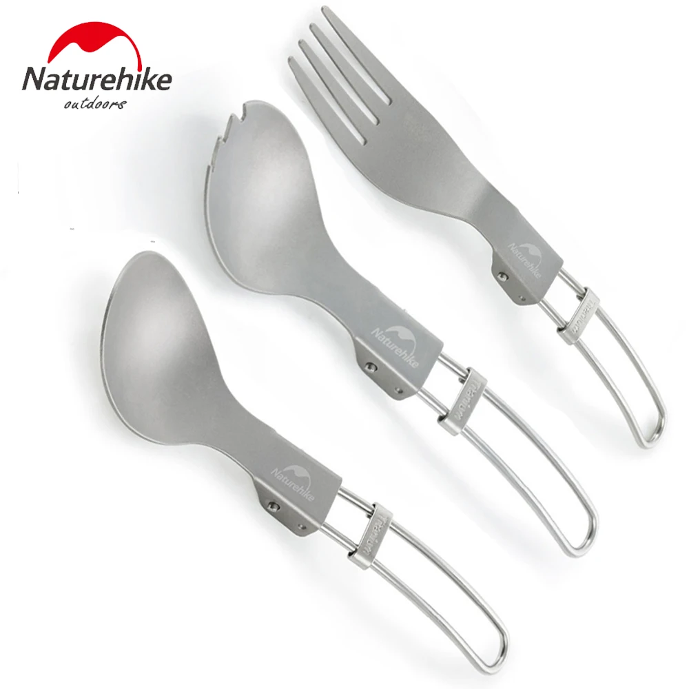 Titanium utilidad cuchillería profesional TI tenedor/cuchara/Spork reutilizable ultraligero para picnic acampar al aire libre mochila viajes