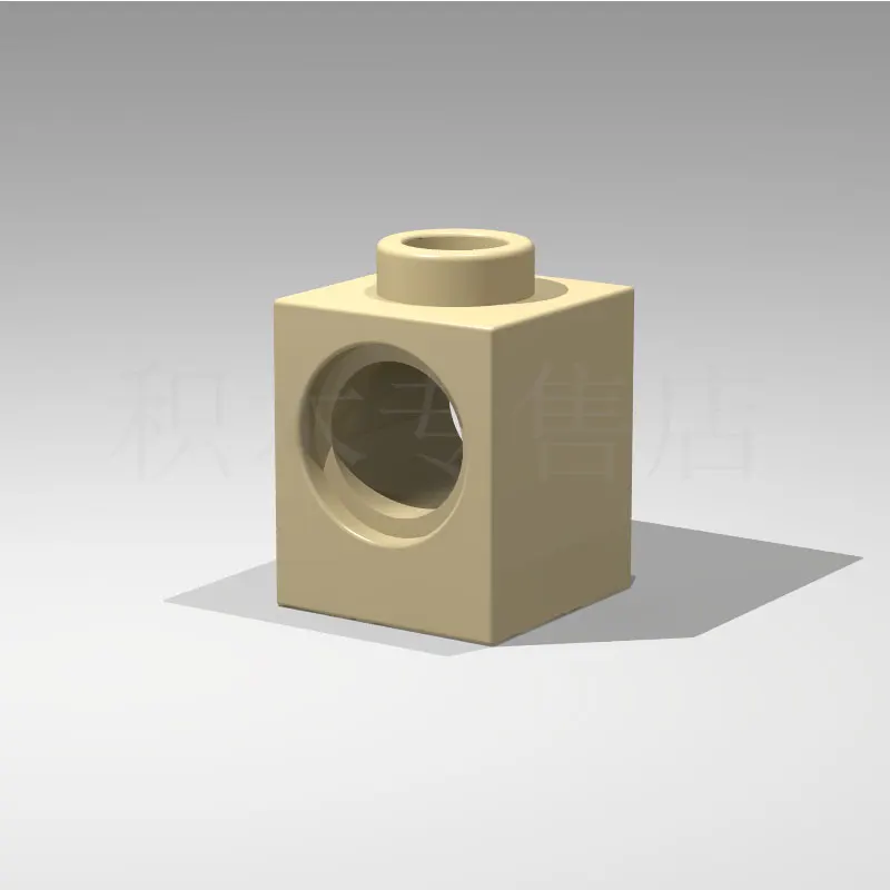 

15 pieces compatible with legao 6541 domestic technology building blocks with spare parts 654101 1x1 with a hole brick
